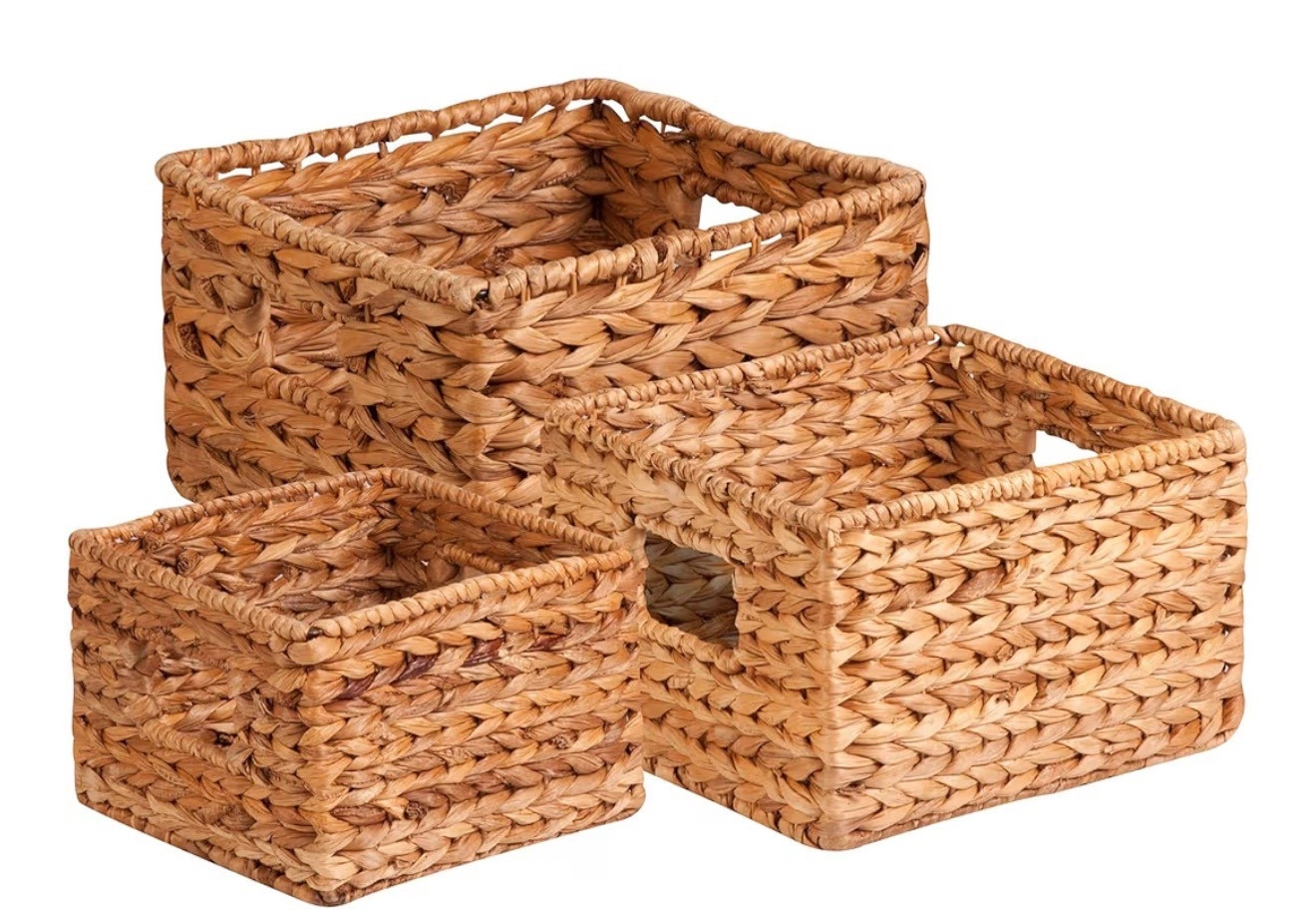 Add natural elegance to your home with these beautifully crafted woven nesting baskets. Made from durable, eco-friendly materials, this basket combines style and functionality

#LTKFindsUnder100 #LTKFamily #LTKHome