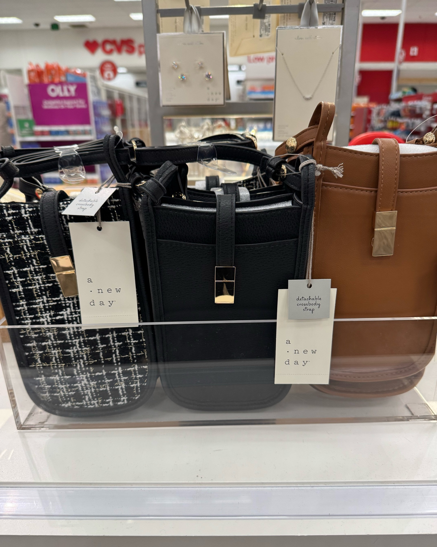 New at Target! Gingham half moon crossbody bag! 

#ltkbagit 

#LTKStyleTip #LTKOver40 #LTKItBag