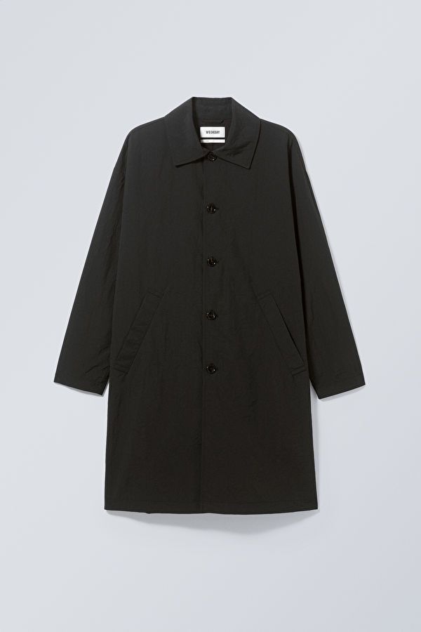 Matty Oversized Nylon Coat | Weekday