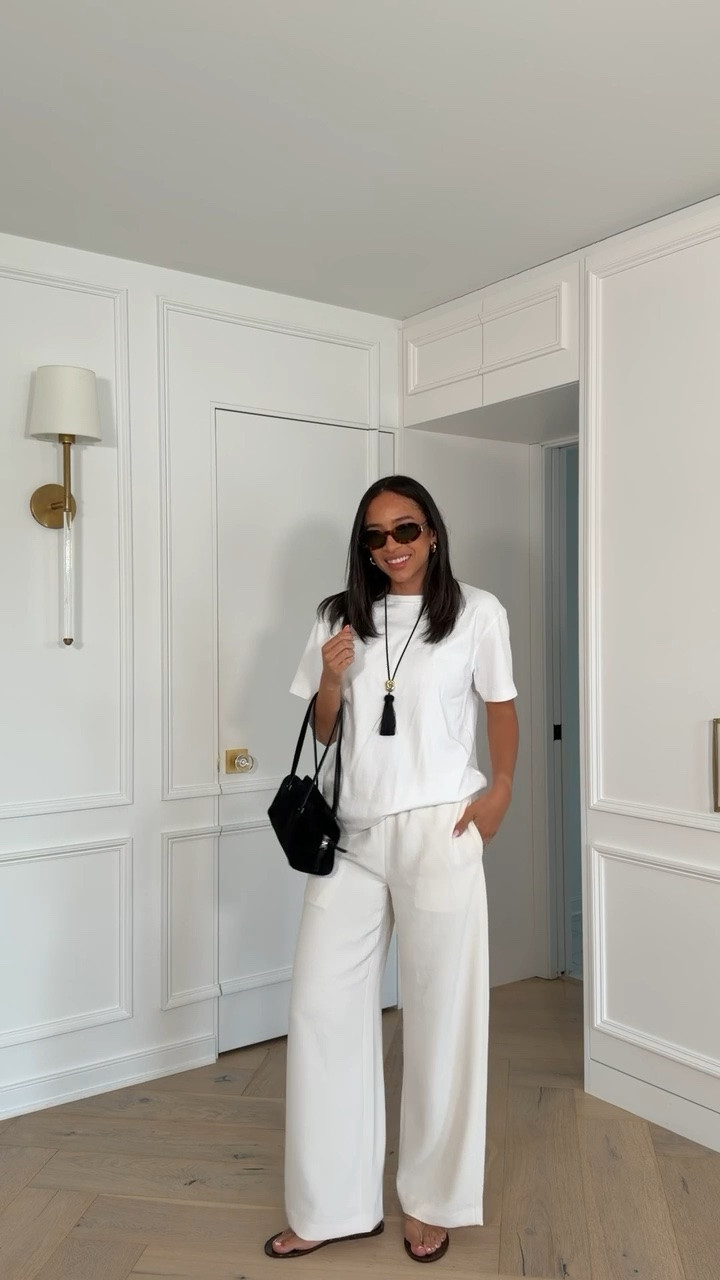 Wearing size S white tee and size S white pants (light birch) 

summer outfit, summer style, spring outing , date night outfit, dinner outfit, casual outfit, vacation outfit, errands outfit, work from home outfit, mom outfit, postpartum outfit, travel outfit, airport outfit

#LTKmomlife #LTKTravel #LTKSeasonal