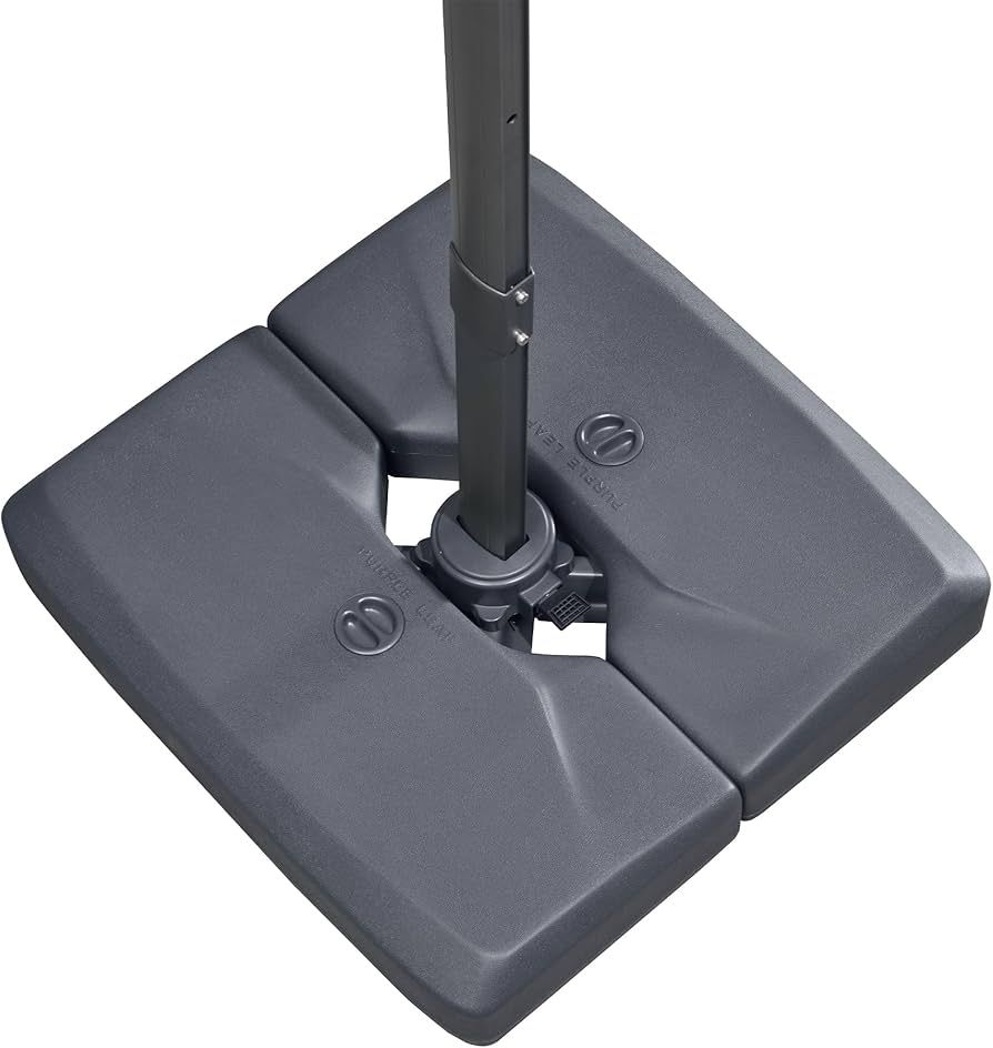 Sturdy 165 LBS Patio Umbrella Base Stand Cantilever Umbrella Base for Umbrella Outdoor Patio | Amazon (US)