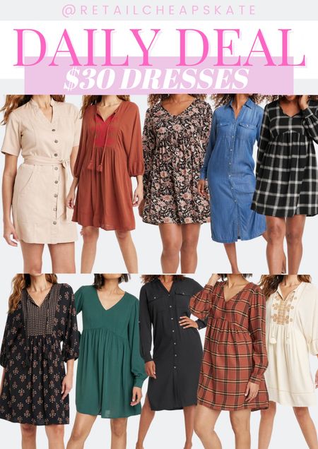 $30 dresses on sale at target!

#LTKstyletip #LTKsalealert #LTKfindsunder50