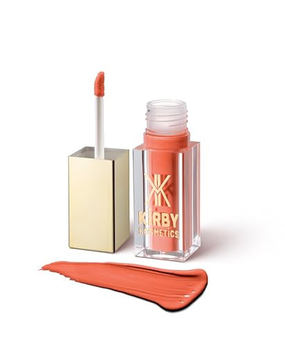 Kirby Kosmetics Liquid Blush - TikTok-Viral Natural Flush Cheek Color with Collagen & Glycerin for Radiant Dewy Glow - Vegan High-Pigment Makeup for Konfident, Beautiful Skin - Passionate Peach | Amazon (US)