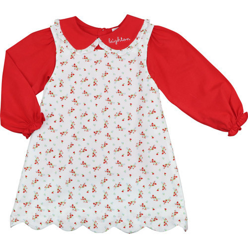 Christmas Floral Dress (Shirt Included) | Cecil and Lou