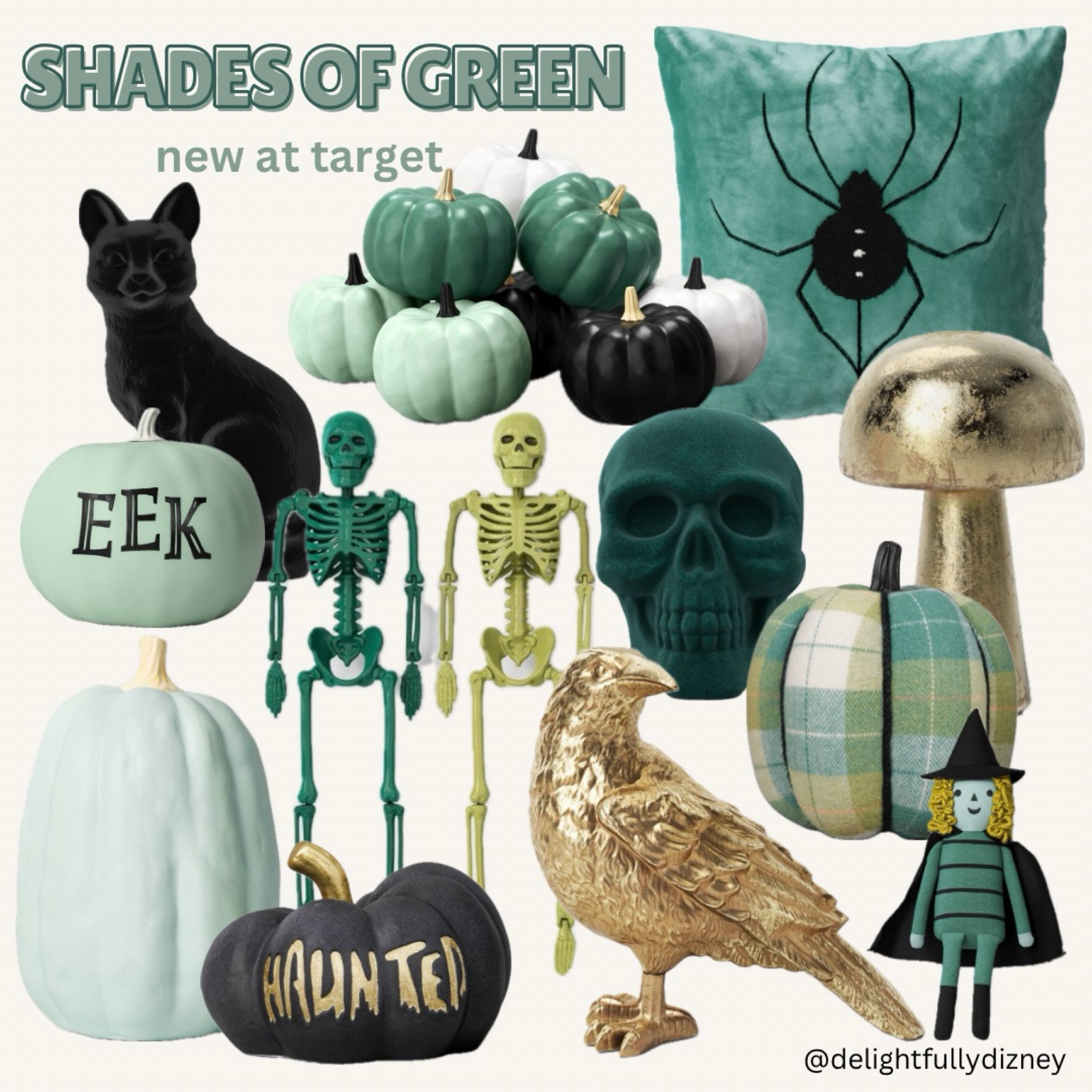 New Halloween decor is hitting the shelves. Check out the newest curated decor from Target for this fall season. Emerald and olive greens are in this season, pair it with antique gold for a forest vibe. Loving all the affordable decor that will be perfect to decorate a mantel or entry. 

#LTKFamily #LTKHome #LTKSeasonal