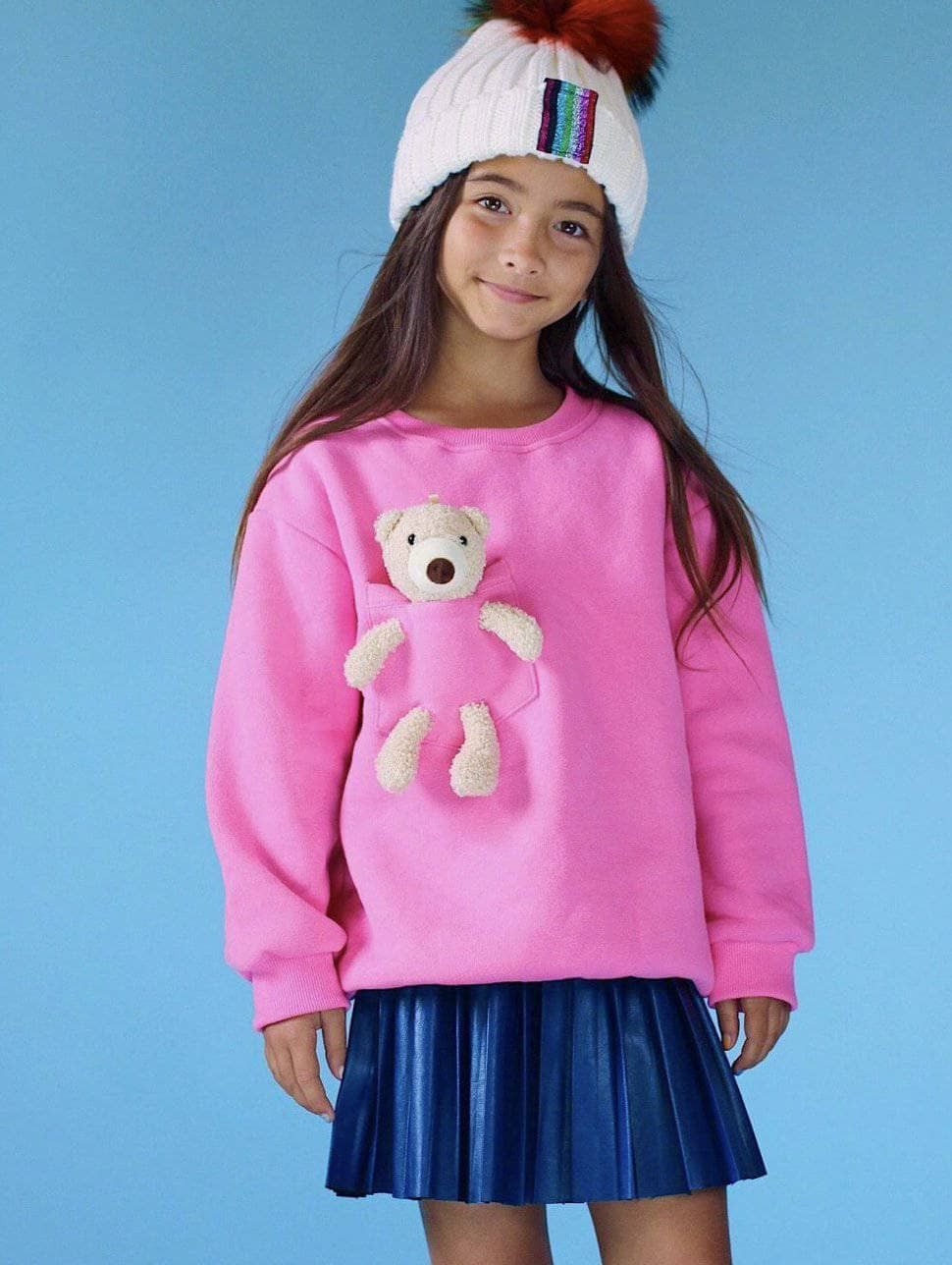 Teddy Buddy Bear Crewneck | Lola + The Boys