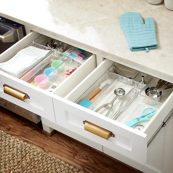 Everything Organizer Drawer Organizer Clear | The Container Store