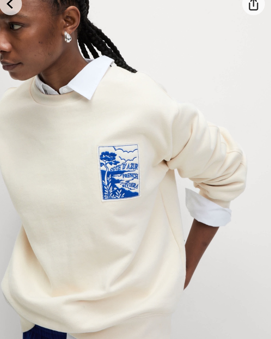 Oversized sweatshirt 💙

#LTKspring #LTKuk #LTKmaternity