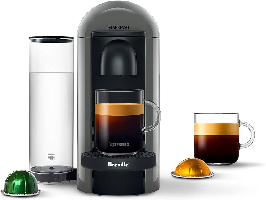 Nespresso VertuoPlus Coffee and Espresso Machine by Breville,8 ounce,Grey | Amazon (US)