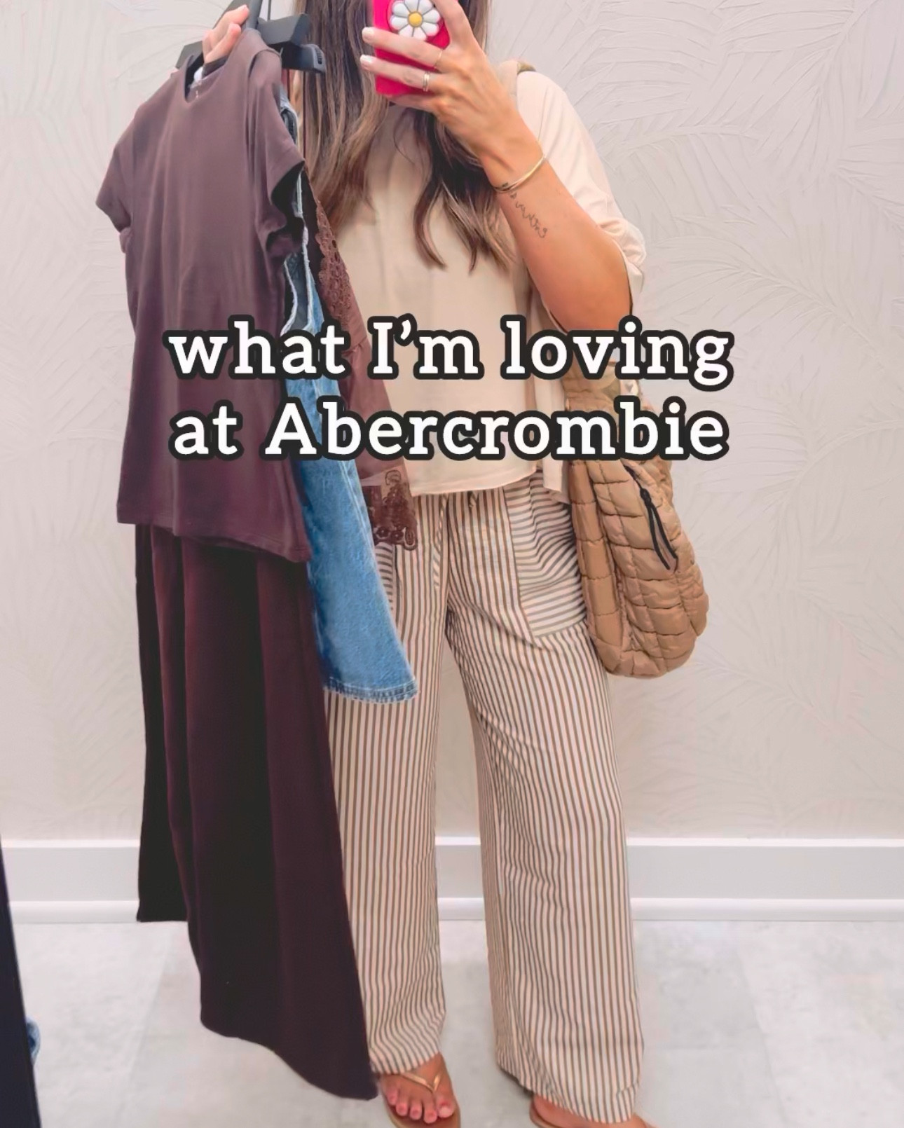 I’m 5’4 for reference! I’m wearing my true 2/26 in the jeans — I grabbed the short length in the bootcut pair but they are CRAZY long.. idk if my store had this pair tagged wrong orrr if this new style just runs extra long?? Super flattering though. Regular length in the other pair (I own these in other washes! Some of my fave jeans EVER!). XS in every other item but S in the Nash tee.

These are so good 😩🙌🏻  Imagine the lace skort with boots for a Nash or Vegas trip, country concert or fall break trip! They’re all too perfect for so many fall occasions. 🤎 I’m obsessed with those little brown camis — perfect if you live in a warm weather climate for fall like us Florida girlies! Don’t forget to send your girlfriends who need all these cute pieces.. the horse sweater is the most precious thing ever. 🐴 #abercrombie #abercrombiestyle #falloutfitidea #falloutfitideas #falloutfits #falltrends #falltransition 