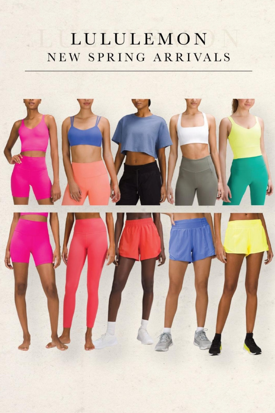 new spring workout faves at lululemon 🌸 i’m always a fan of the align leggings and align shorts. loving the new colors of running shirts and sports bras too! #workoutclothes #fitness #fitootd #workoutootd #workoutootd

#LTKfit #LTKunder100 #LTKU