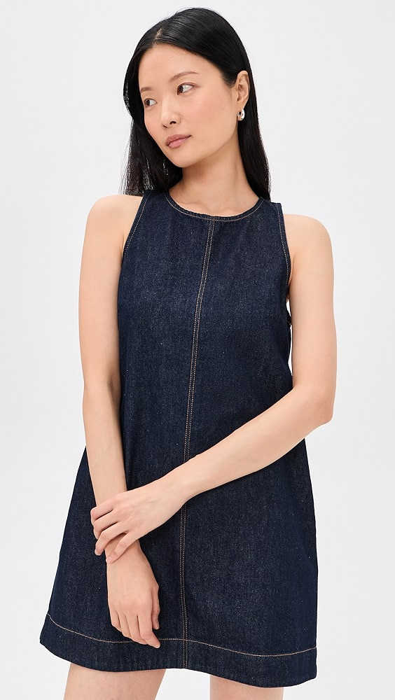 Denim Mini Shift Dress | Shopbop