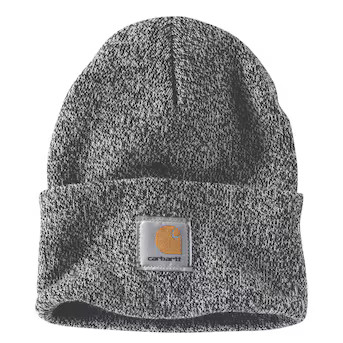 Carhartt Adult unisex Black/White Acrylic Knit hat Lowes.com | Lowe's
