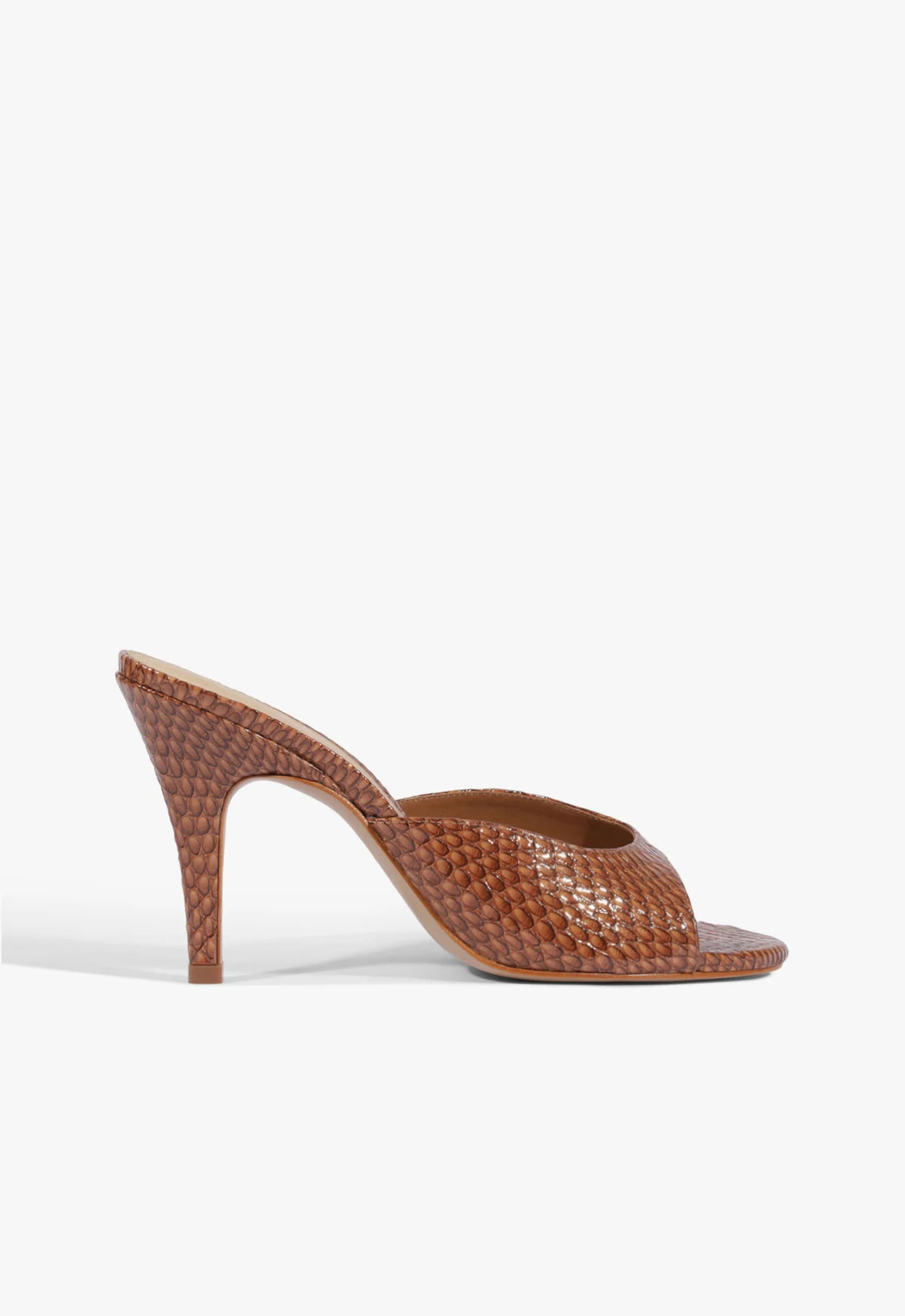 Clea Brown High Stiletto Heel Sandal | Schutz (US)