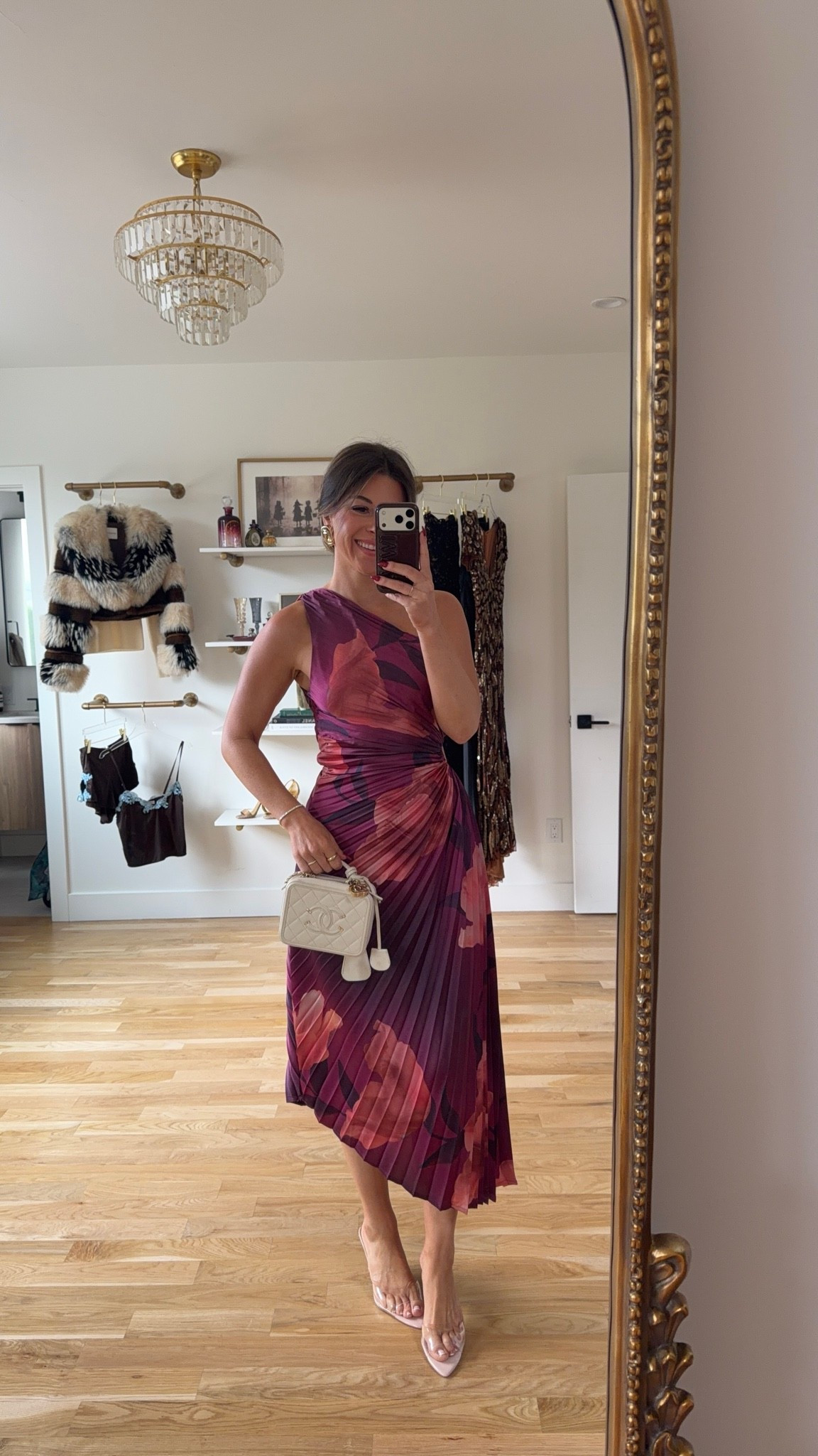 purple and coral floral midi with one shoulder, gathered waist, and an asymmetric hem vici fall and winter wedding guest and special occasion dress ✨

codes -
Vici: Emerson35

In 5’4” and wearing my usual smalls

fall event, fall wedding guest dresses, cocktail dresses, semi-formal dresses, black tie wedding guest dresses, destination wedding guest dresses, garden party dresses, wedding guest outfit ideas

#LTKSeasonal #LTKgrwm #LTKootd