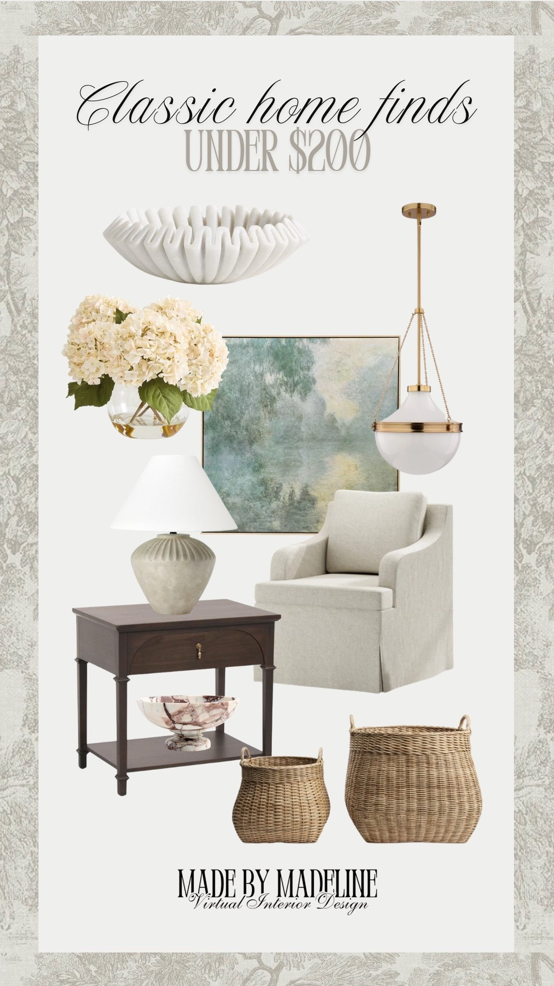 Classic home finds under $200!



Living room, bedroom, dining room, entryway, nightstand, fall, fall decor, chair, lighting, kitchen lighting, pendant light