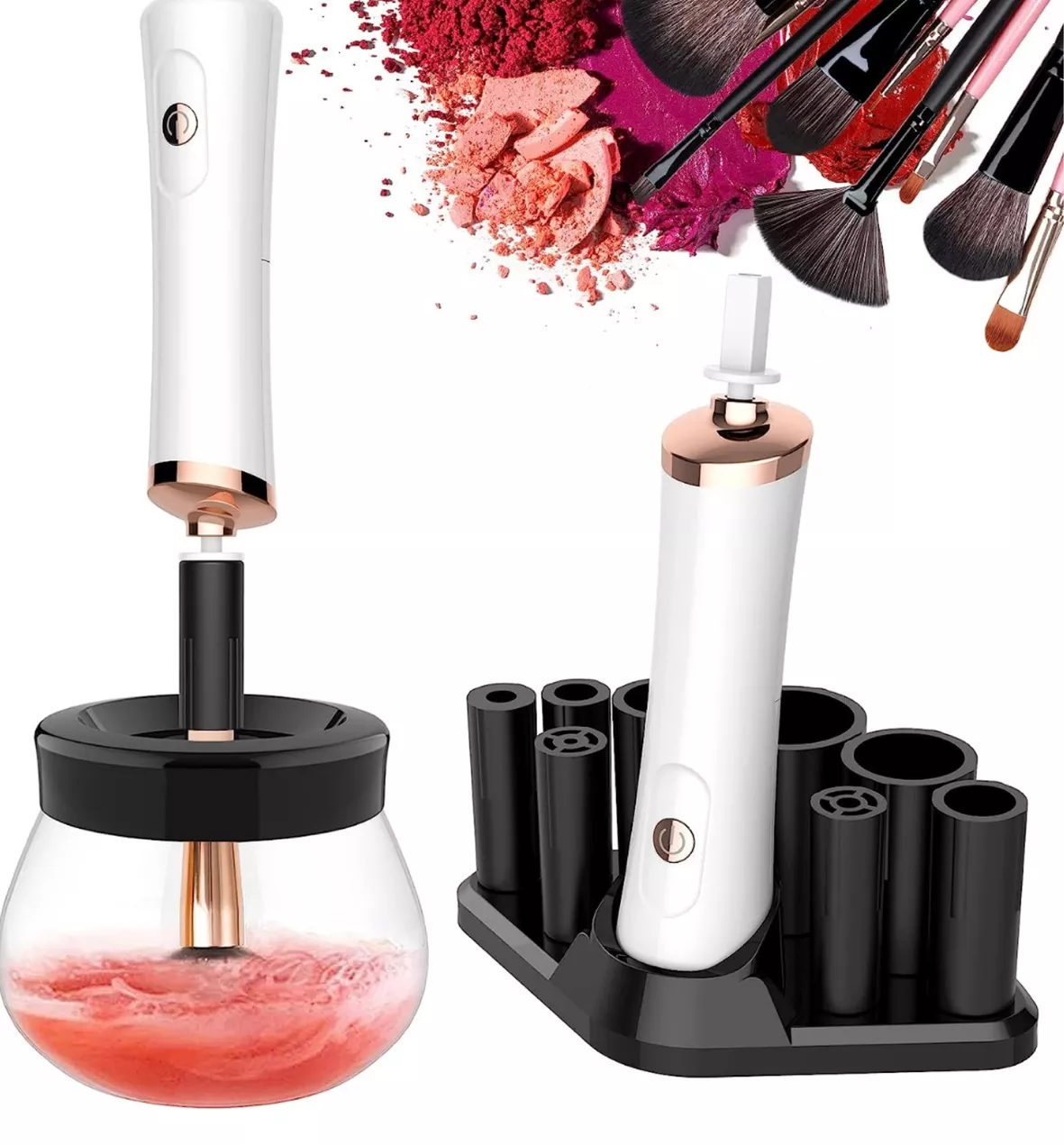 Fesmey Makeup Brush Automatic Cleaner Machine,Super-Fast Electric