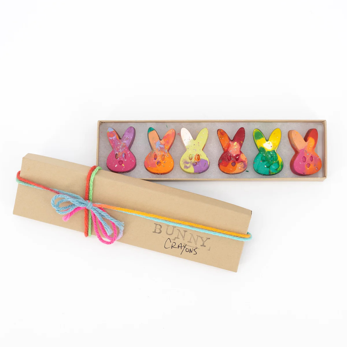 Easter Bunny Crayon Box (Set of 6) | Dondolo