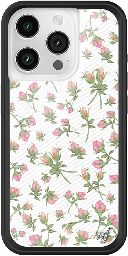 Wildflower Cases - Pink Posie Rosie Case, Compatible with Apple iPhone 15 Pro | Pink, White, Flor... | Amazon (US)
