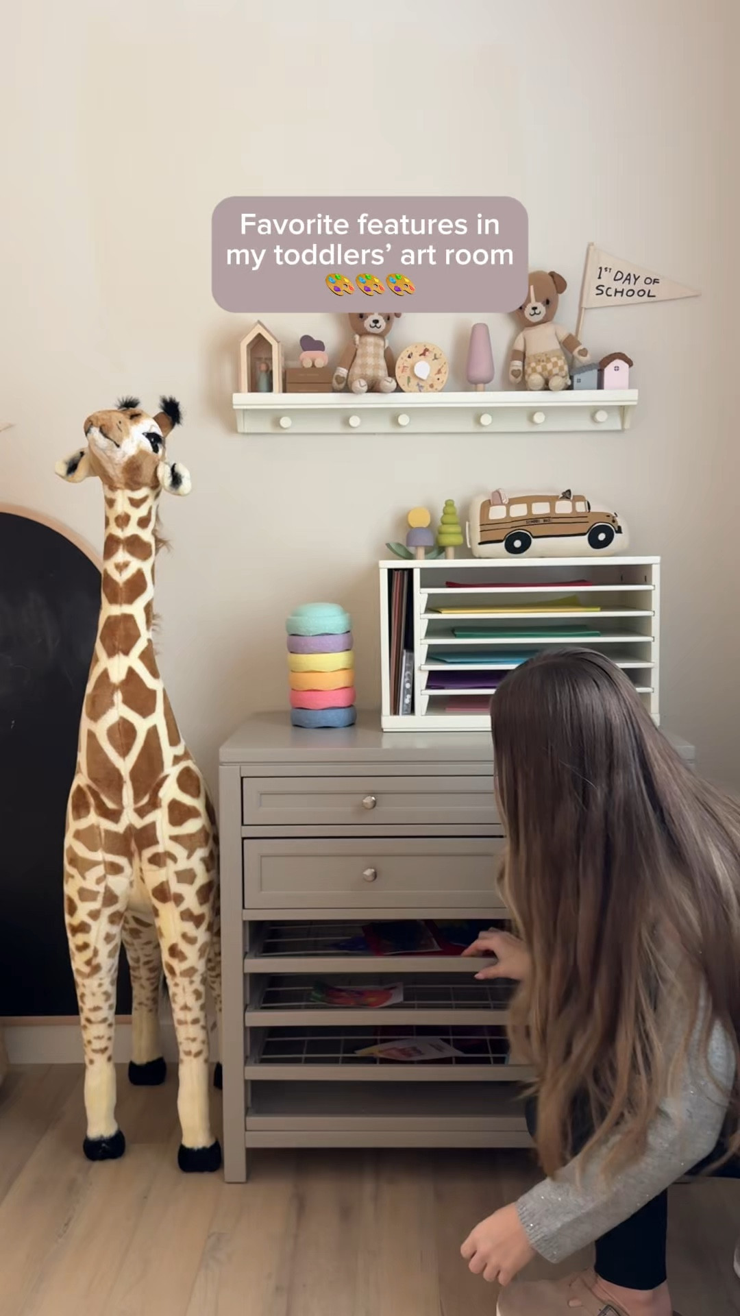 I couldn’t link our art furniture because they aren’t on LTK! But you can find our drying rack cabinet, our paper organizer, and all of our educational toys on the shelves from Guidecraft 💕

This was by far my favorite project of 2024! We decided to convert our guest bedroom into an art room for the kids, and I couldn’t be more in love! 

| art room, screen free activities, toddler activities, rainbow playroom, playroom ideas, playroom makeover |

#Guidecraft #mominfluencer #screenfree #momhack #toddleractivities #playroom #playroomdecor #playroominspo #playroomdesign #playrooms #playroomorganization #playroomideas #playroomstyling #playroommakeover #playroomfurniture #playroomfun #rainbowtoy #artroom #rainbowplayroom 



#LTKKids #LTKHome #LTKFamily