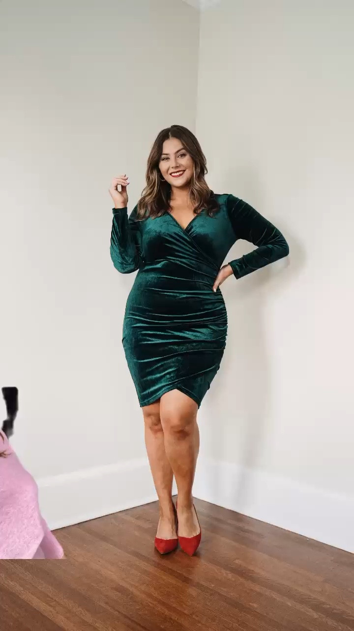 Wearing size XL in dress - sharing similar styles and plus sizes 🎄✨ perfect holiday party outfit! @amazon #FallFavorites2024 #amazonholiday #amazonpartner

#LTKMidsize #LTKHoliday #LTKParties