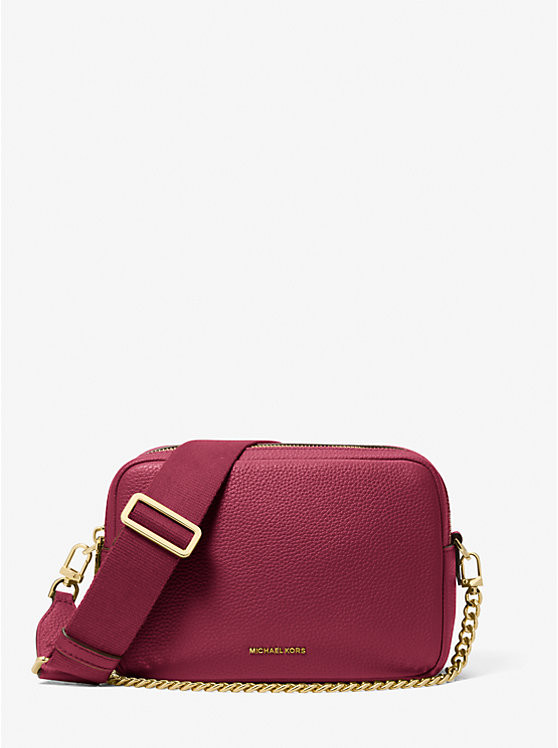 Bryant Medium Pebbled Leather Camera Crossbody Bag | Michael Kors US