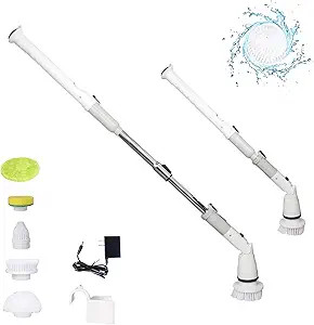 SOARING Electric Spin Scrubber,Cordless Cleaning Brush with 5 Replaceable Brush Heads and Adjusta... | Amazon (US)