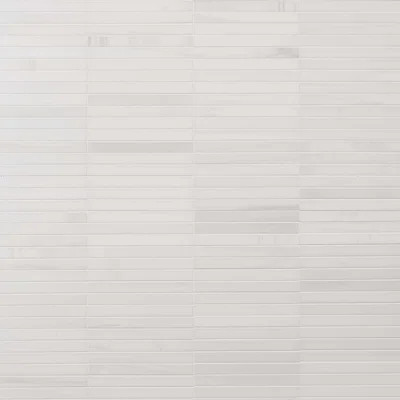 Bianco Dolomite Premium Stacked Polished Marble Mosaic Tile | Wayfair North America