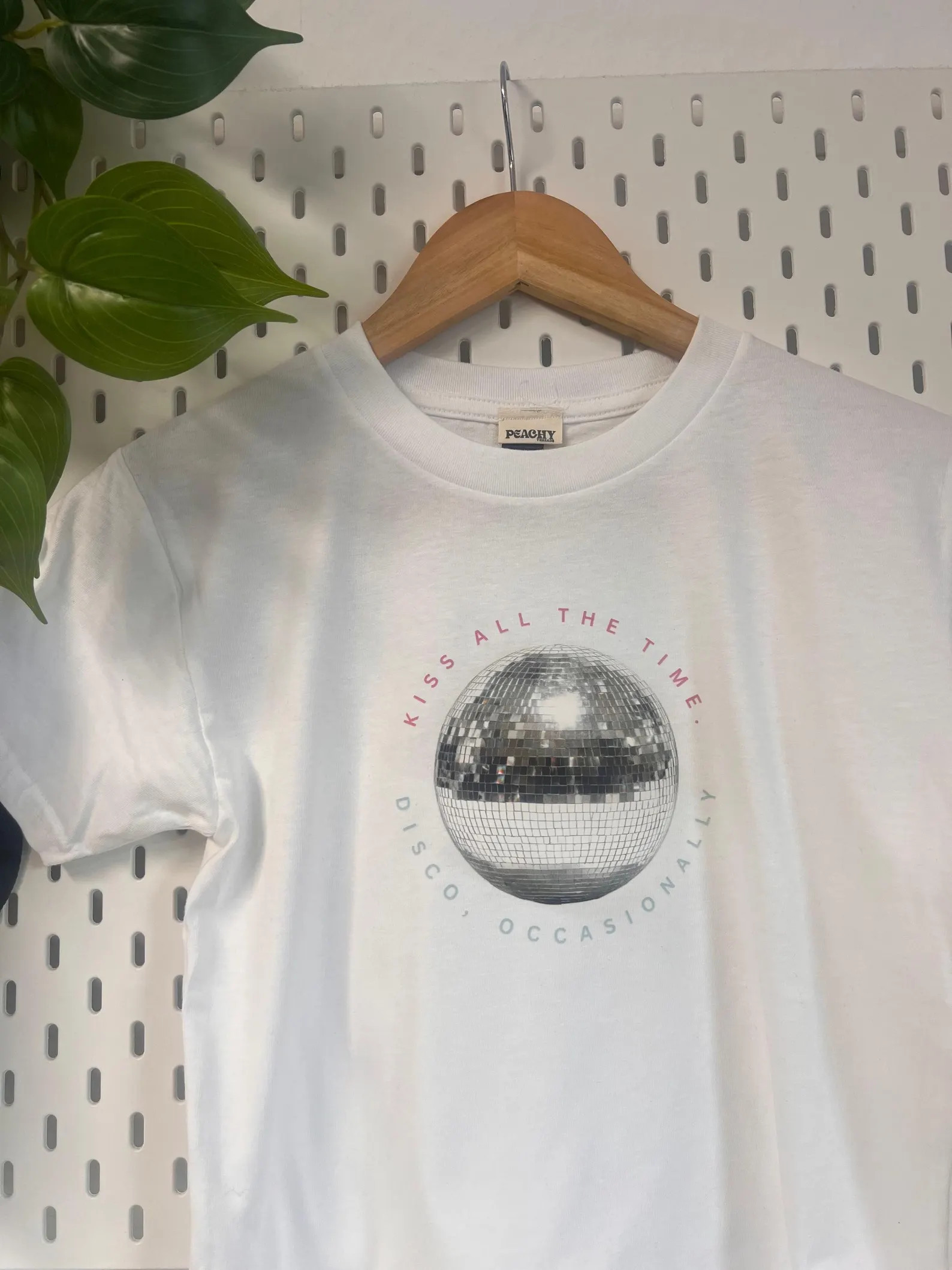Y2K Cropped Baby Tee | Disco Slogan Graphic T-shirt - Etsy UK | Etsy (Global)