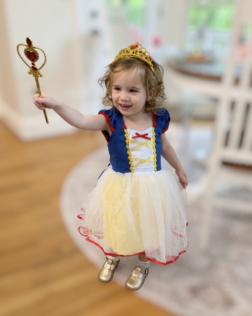 Toddler Princess Dress & Accessories 👑✨

Once upon a time… the sweetest little princess! 💛 This Snow White-inspired dress is adorable for dress-up days, Halloween, princess parties, Disney trips, or simply letting little imaginations shine. It comes with the cutest matching crown and wand, making it a complete costume that’s ready for magical adventures right out of the package.

The quality is so sweet for the price, and it’s comfortable enough for hours of pretend play. Whether they’re twirling around the house, putting on a royal performance, or checking themselves out in the mirror like a true princess, this costume is guaranteed to bring the biggest smiles. ✨💙❤️

Toddler princess costume, Snow White costume, Disney princess dress, toddler Halloween costume, girls dress-up clothes, princess dress for toddlers, Disney outfit, pretend play, toddler Halloween ideas, princess accessories, toddler gift idea, magical dress-up, little girl costume.

#LTKTravel #LTKKids #LTKBaby