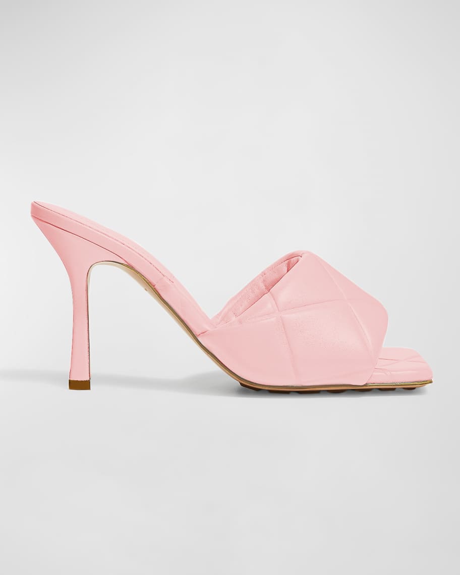 Bottega Veneta The Rubber Lido High-Heel Sandals | Neiman Marcus