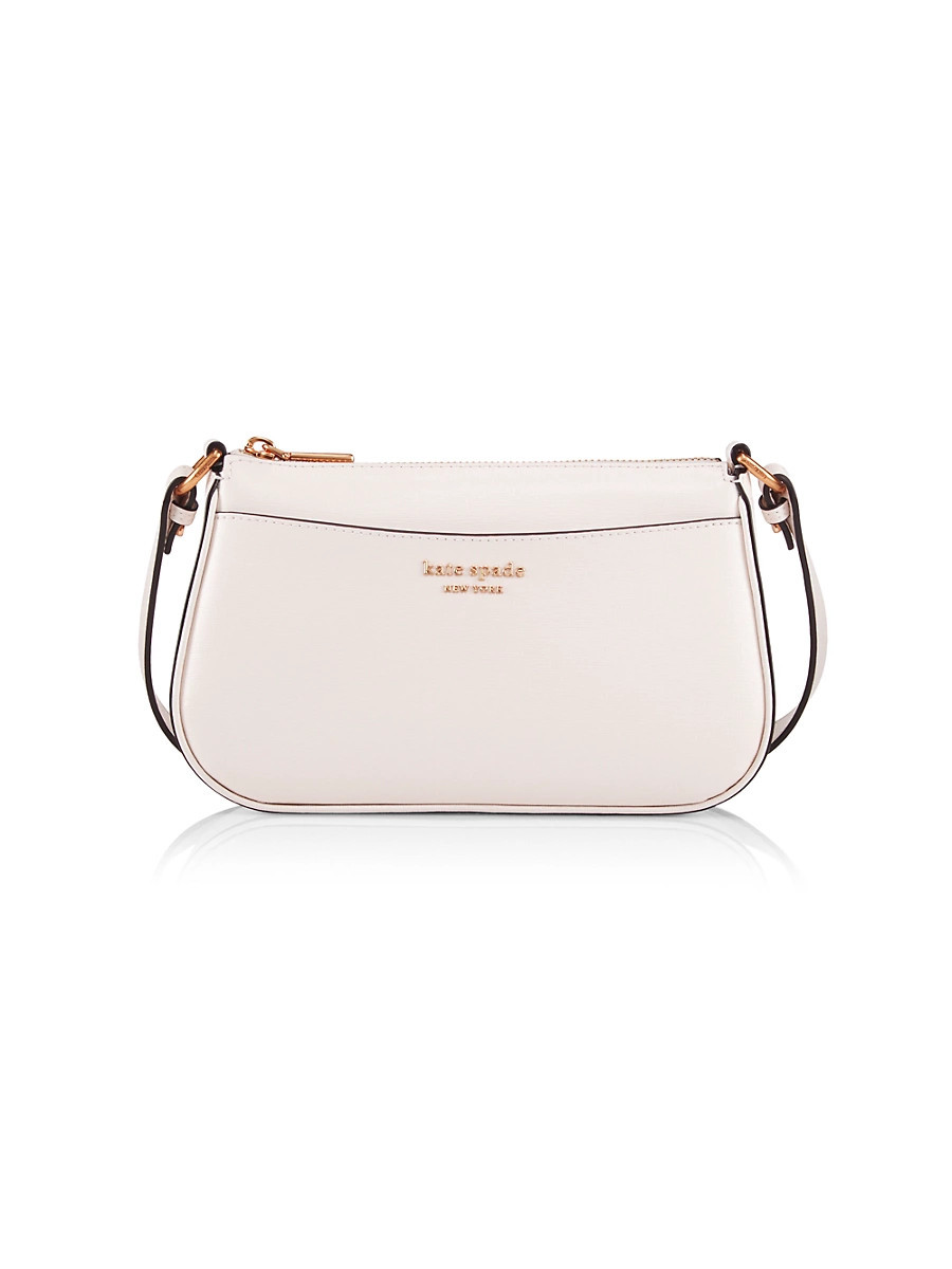 Women's Bleecker Small Leather Crossbody Bag - Cream | Saks Fifth Avenue