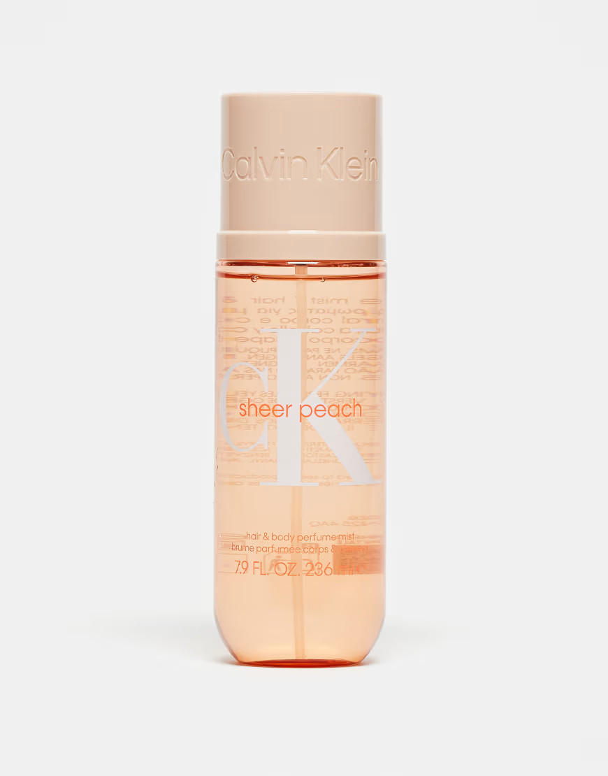 Calvin Klein Hair & Body Perfume Mist - Sheer Peach 236ml-No colour | ASOS (Global)