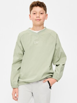 Oversized V-Neck Performance Pullover for Boys | Old Navy (US)