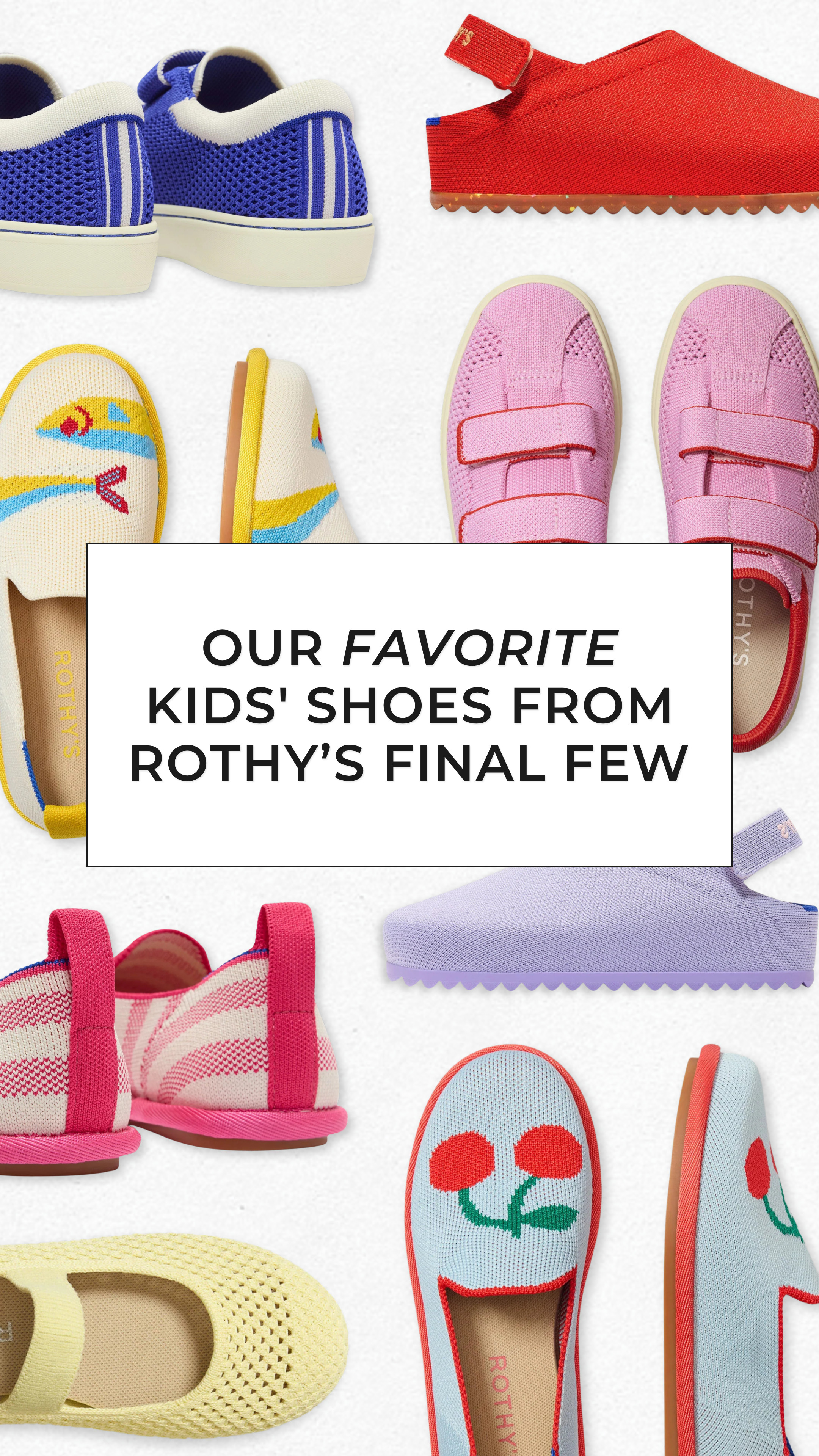 Rothy's Final Few sale section is on sale! Don't miss your chance to save an EXTRA 20% on top of sale prices and get the cutest kids' shoes for a total steal!  

 #LTKSaleAlert #LTKKids