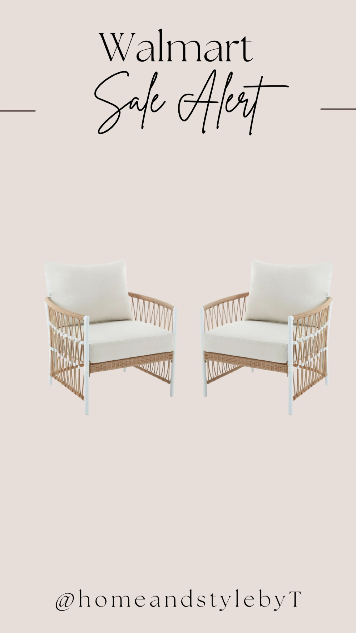 Prettiest outdoor set on sale for Walmart 