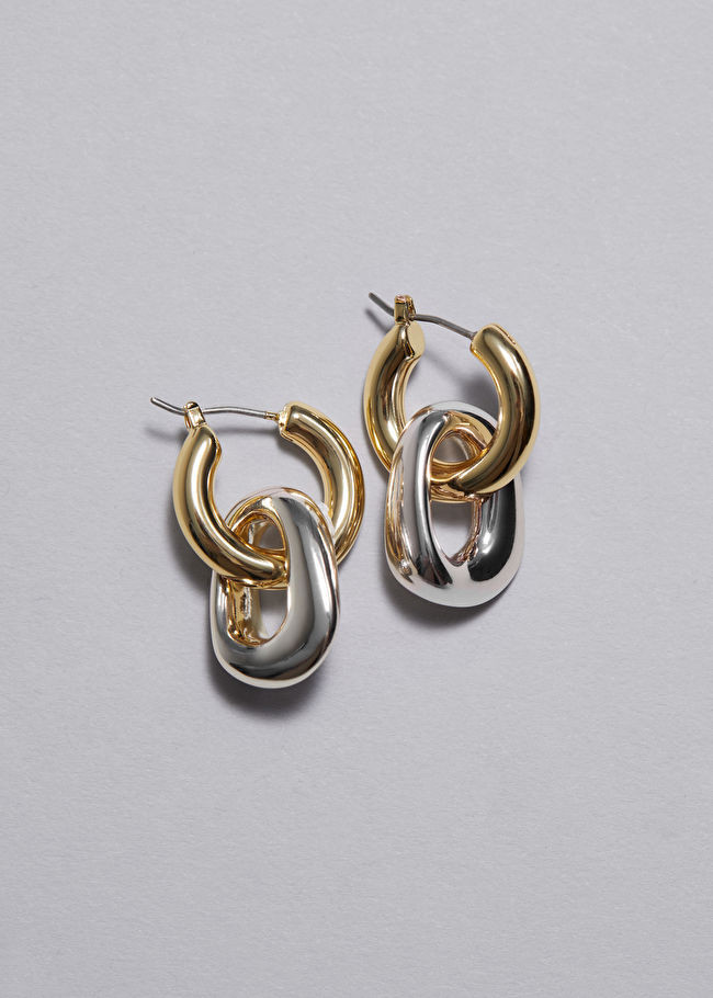 Double Hoop Pendant Earrings | & Other Stories (EU + UK)