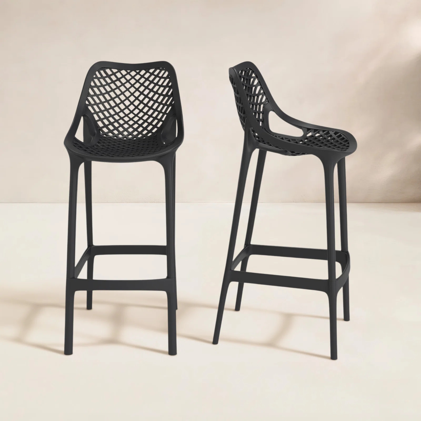 Farrah Patio Bar Stool (Set of 2) | Wayfair North America