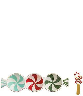 Mud Pie Twas The Night Collection Christmas Candy Triple Tidbit Dish | Dillard's | Dillard's