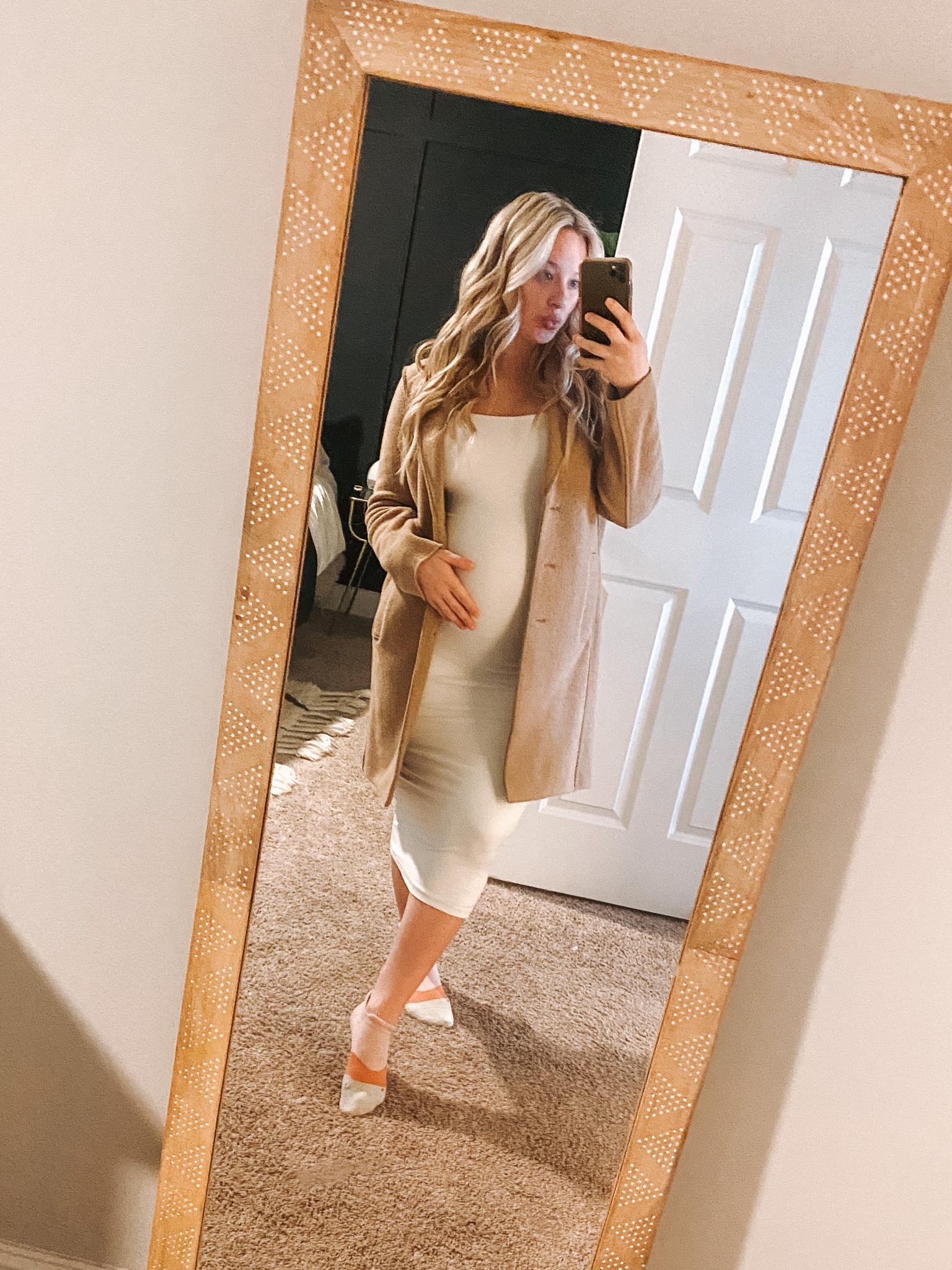 Dress is BUMPSUIT- wearing XS, Jacket is exact from JCREW wearing 00.
Jacket is over half off today plus 15% off when you sign up for texts.

#LTKbump #LTKSeasonal #LTKHoliday