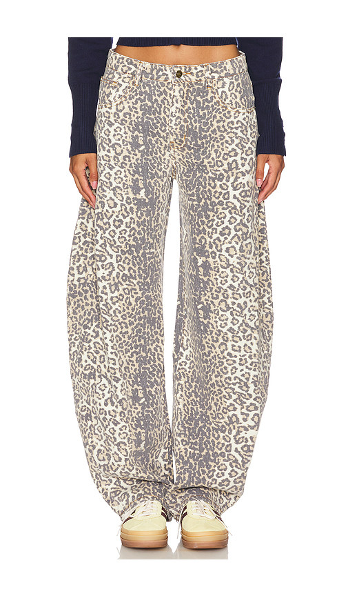 Horseshoe Jean in Leopard Fade | Revolve Clothing (Global)