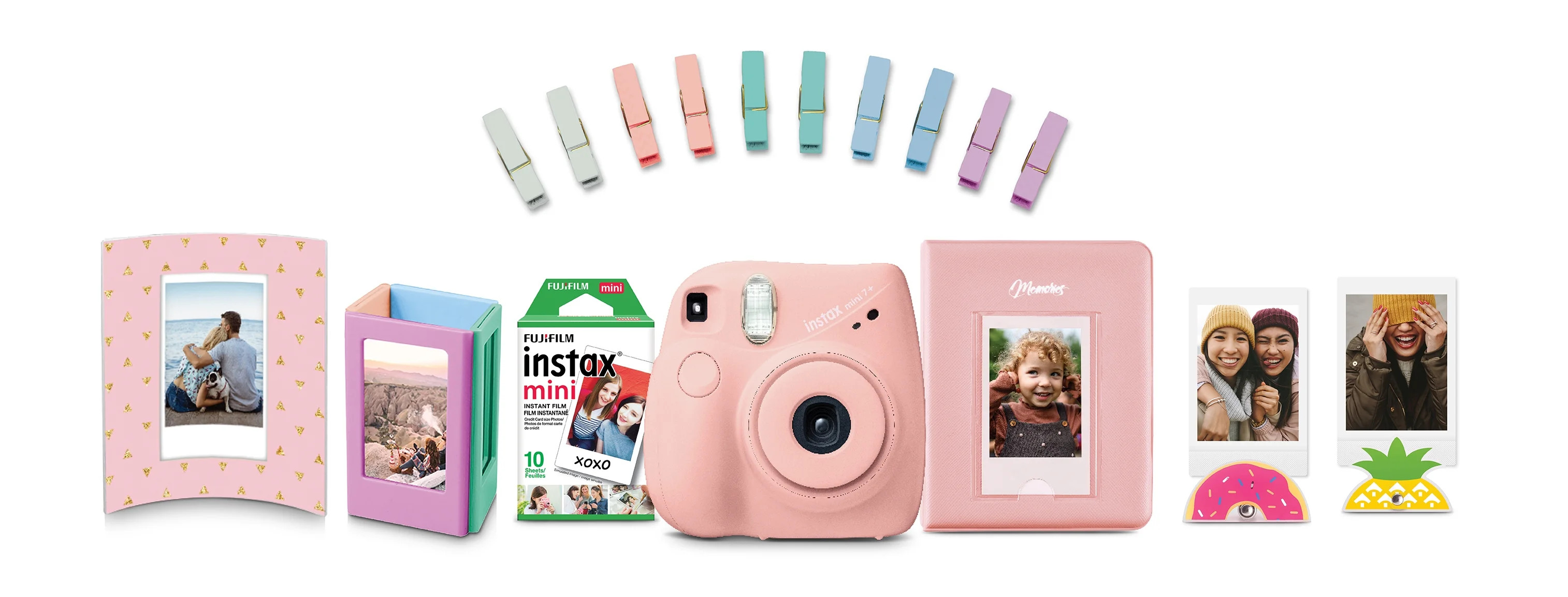 FUJIFILM Instax Mini 7+ Pink Bundle - Walmart.com | Walmart (US)