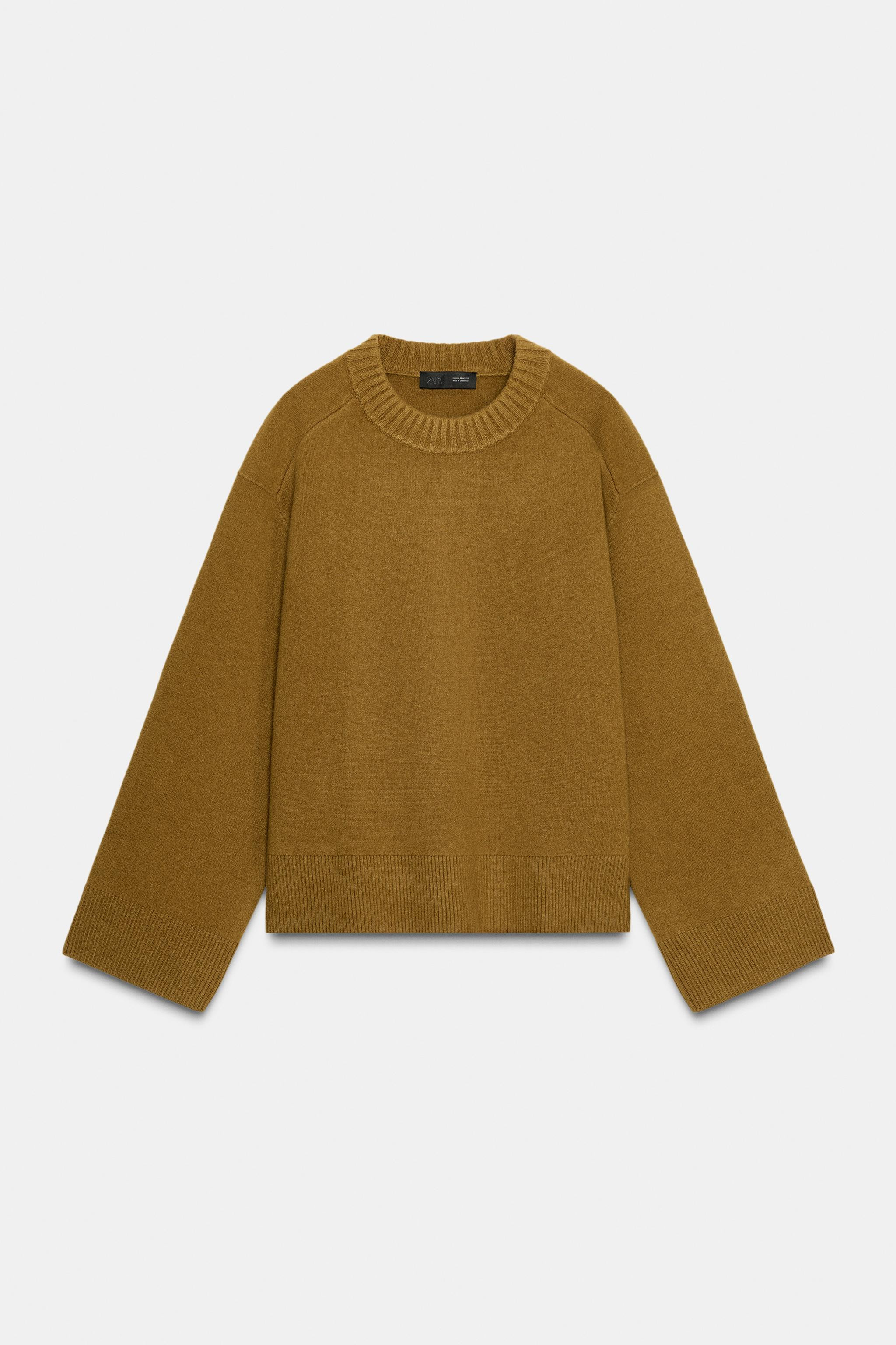 95% WOOL LONG SLEEVE JUMPER | Zara US