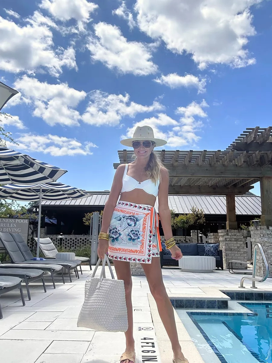 Cutest pool or beach day vibes! Wearing an XS bikini and XS in the skirt wrap. 

 

#LTKFindsUnder100 #LTKStyleTip #LTKSwim