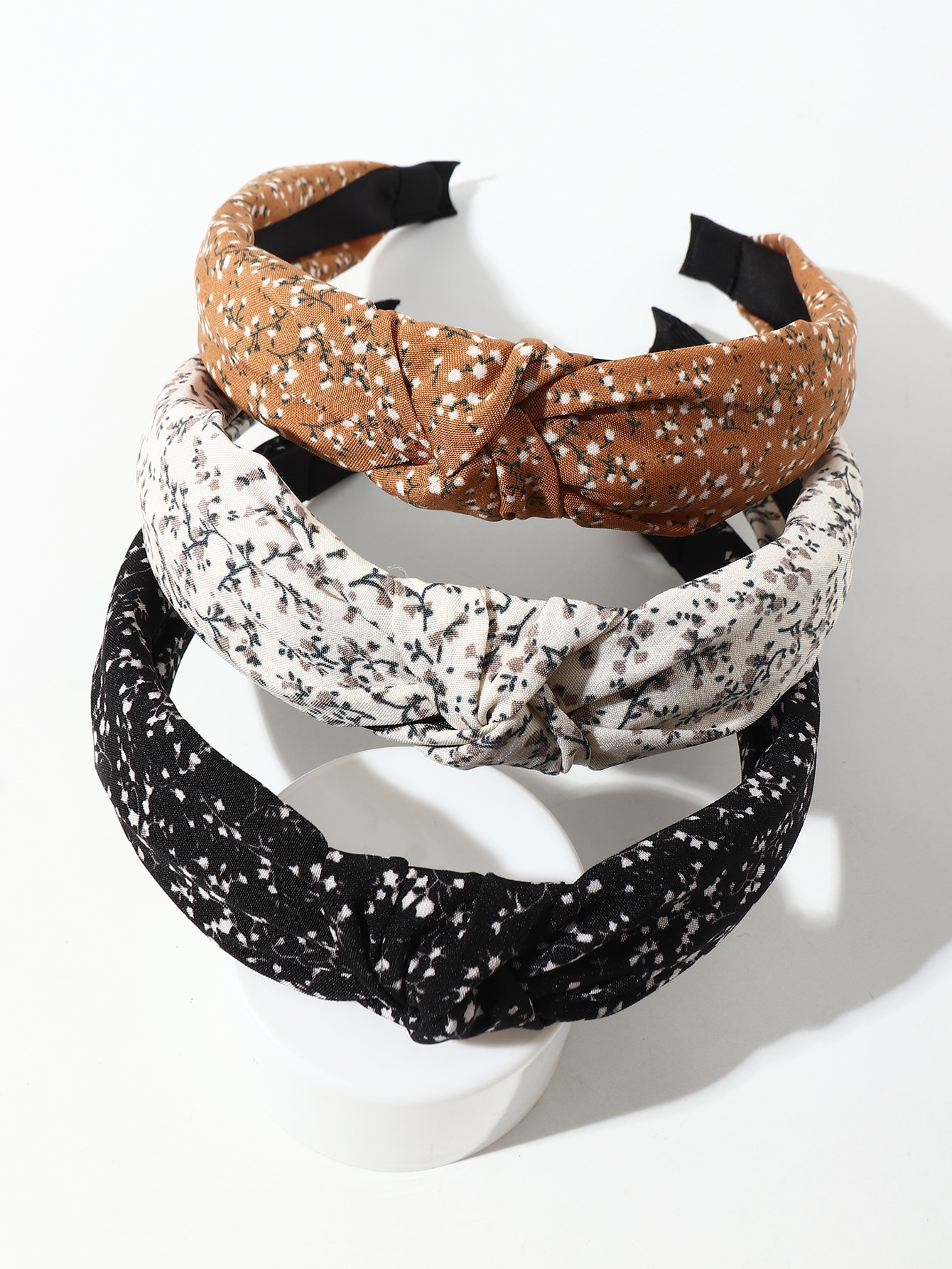 4pcs Women Houndstooth & Floral Print Fashion Headband For Daily Life Boho | SHEIN