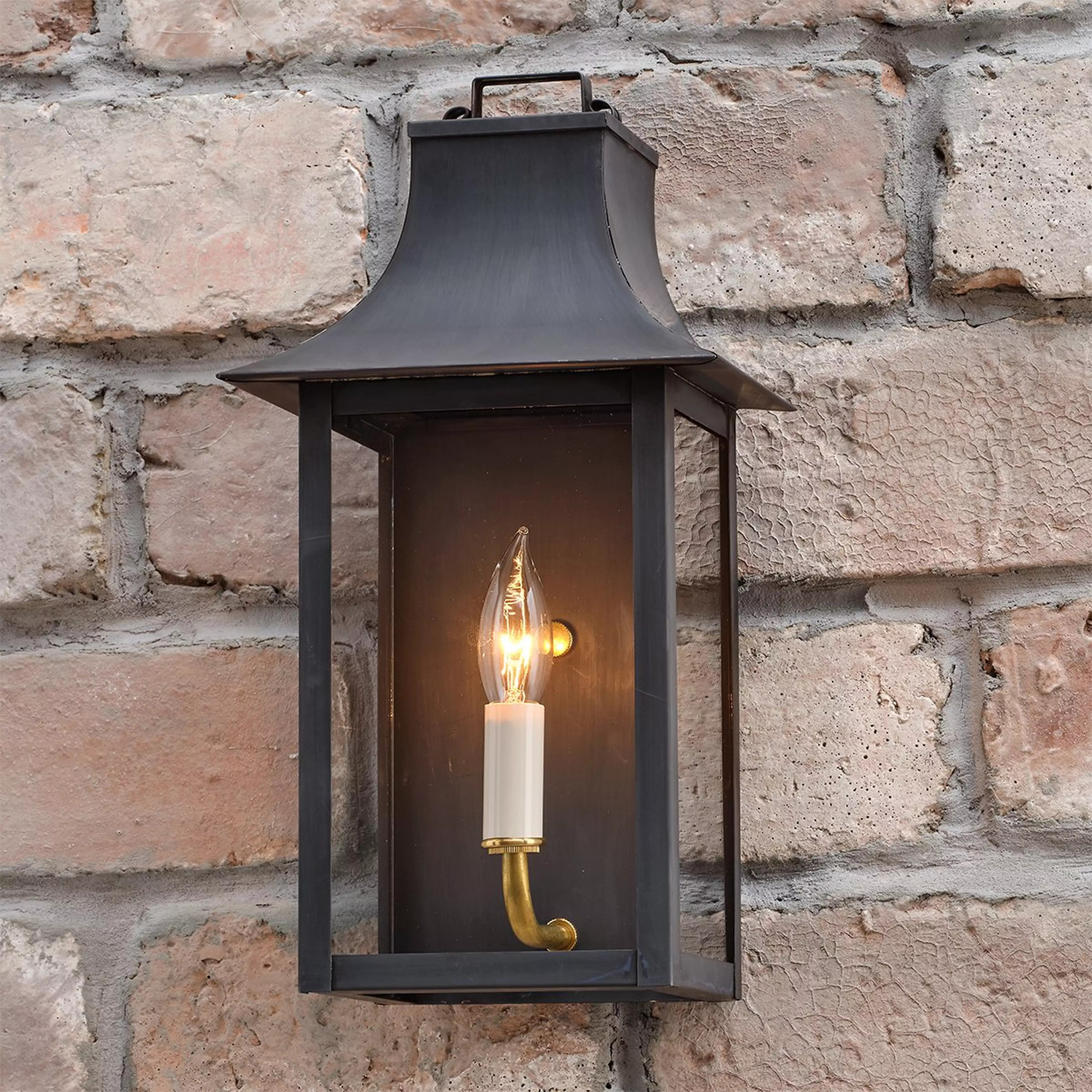 Colonial Metalcrafts Georgian Outdoor Sconce - Small | Shades of Light