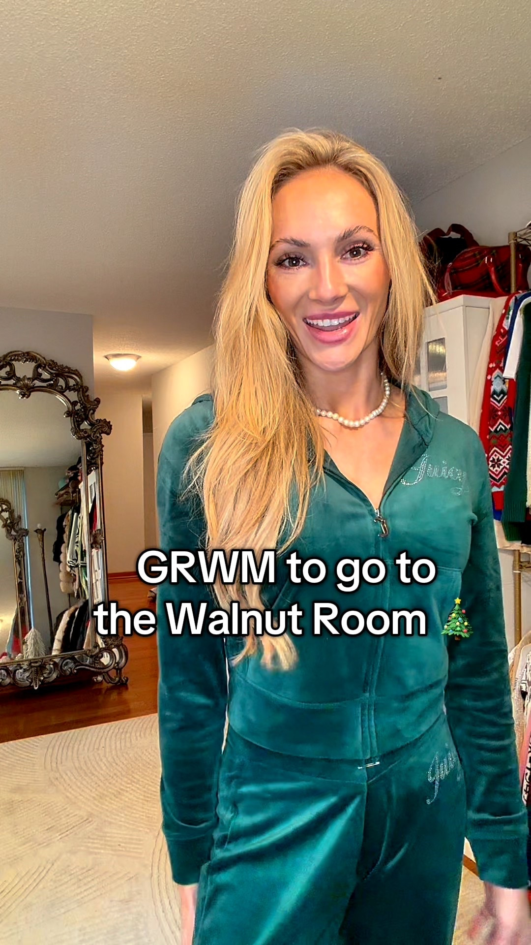 Holiday dressing, made simple 🎄✨
Wore this green dress to the Walnut Room at Macy’s and styled it for a classic, festive look.

Everything is linked here — including affordable Amazon finds 🤍

#grwm #holidayoutfit #chicagoholidays #walnutroom #festivefashion #ltkit #amazonfinds #holidaystyle #winterfashion

#LTKHoliday #LTKootd #LTKgrwm