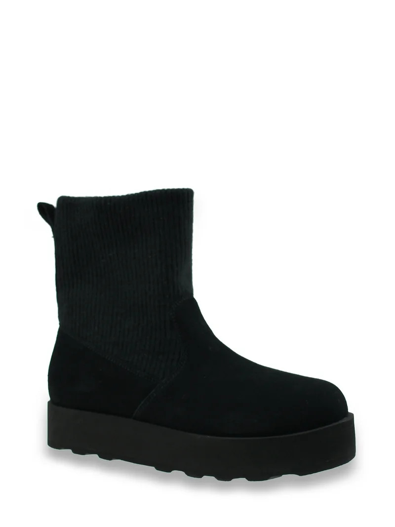 Time and Tru Women's Knit Chelsea Boot | Walmart (US)