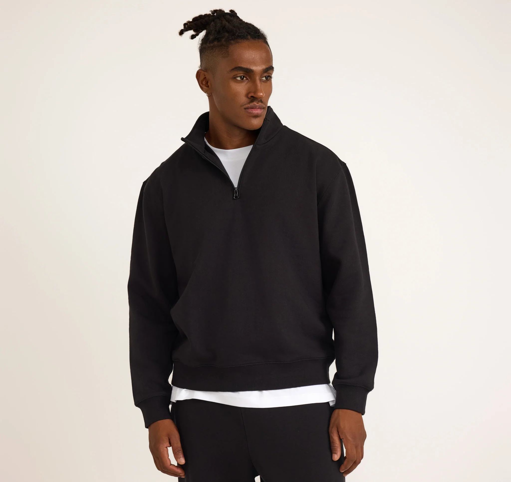 Weekend Half Zip Sweatshirt | Organic Basics