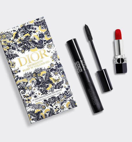Makeup Set - Volumizing Mascara and Velvet Finish Lipstick | DIOR | Dior Beauty (US)